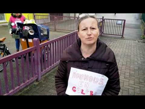DNA - Manifestation des nounous à Hilsenheim : Sandra Luthringer, assistante maternelle, nous explique pourquoi.