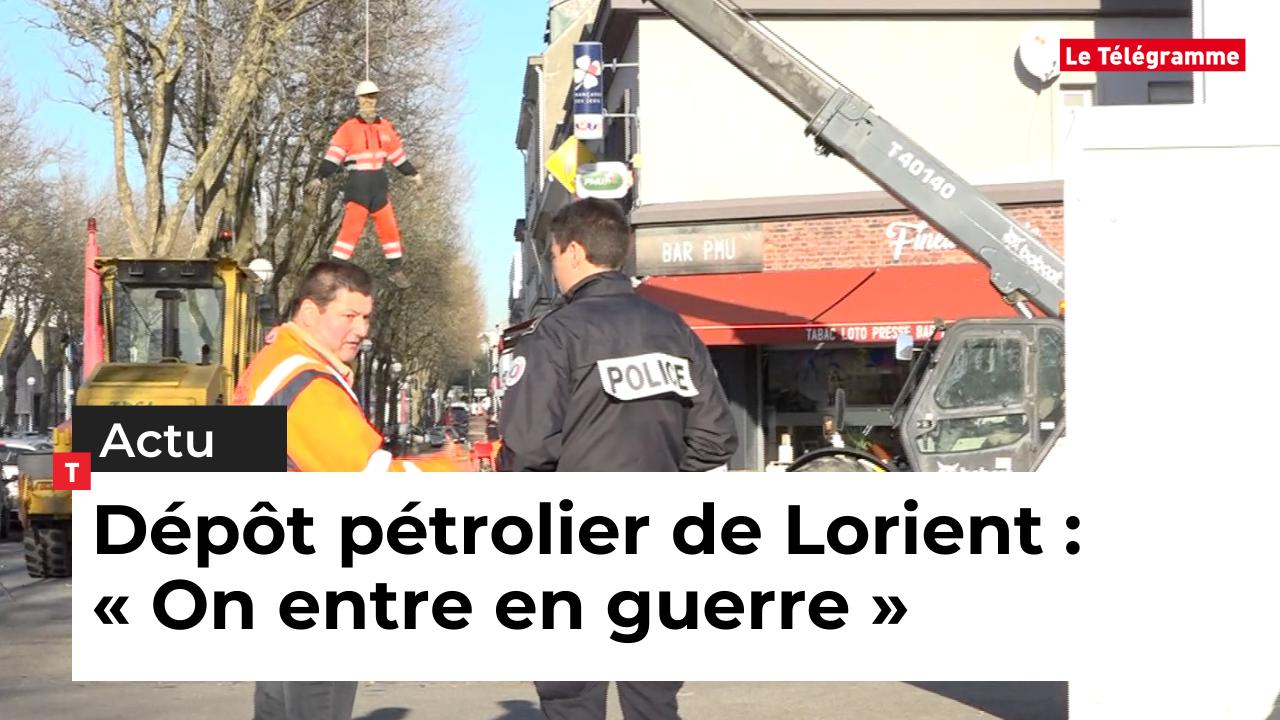 Dépôt pétrolier de Lorient : « On entre en guerre » (Le Télégramme)