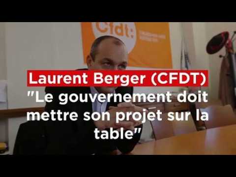 Laurent Berger à Nancy : "le gouvernement doit mettre son projet sur la table"