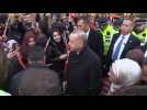 Fans greet Erdogan in London on sidelines of NATO summit - Label : AFPTV - First images - Category : News