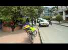 Images of crime scene where French engineer shot dead in Bogota - Label : AFPTV - First images - Category : News