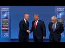 UK Prime Minister Boris Johnson and Jens Stoltenberg welcome NATO leaders