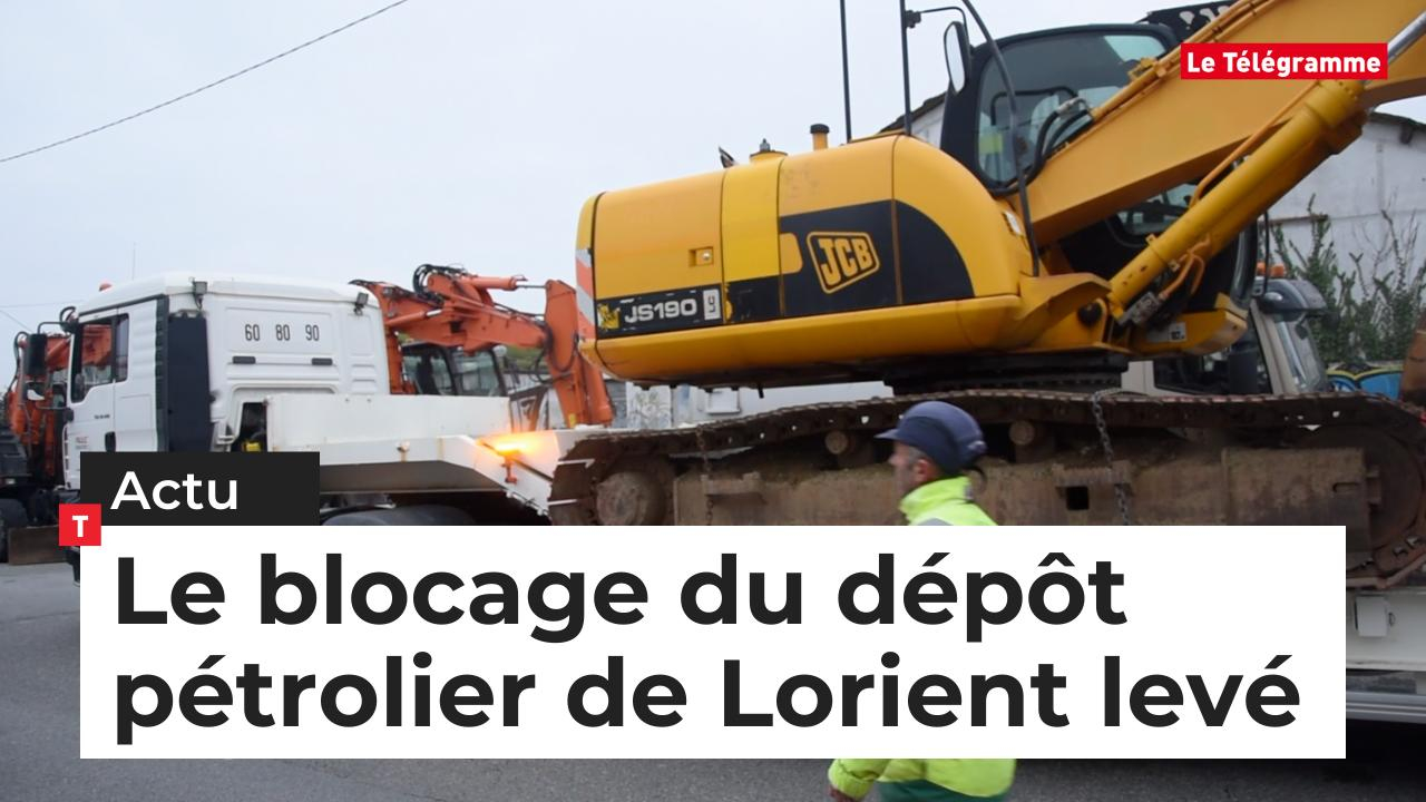 Le blocage du dépôt pétrolier de Lorient levé (Le Télégramme)