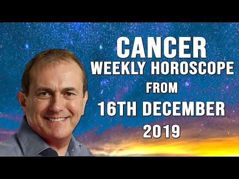Cancer Weekly Astrology Horoscope 16th December 2019