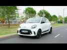 smart EQ forfour edition one in Ice white Driving Video