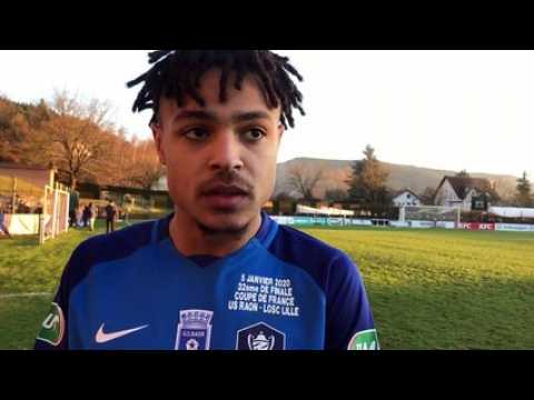 Football - La réaction du défenseur Stéphane Blot après Raon-l'Etape - Lille