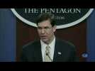 Pentagon chief Esper: Policy unchanged, US not leaving Iraq