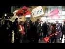 Nancy : rassemblement devant la gare de nancy contre la réforme des retraites