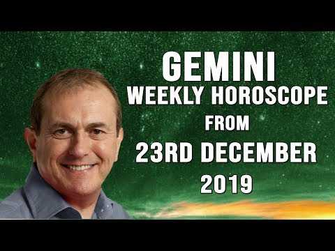 Gemini Weekly Astrology Horoscope 23rd December 2019