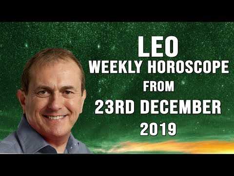 Leo Weekly Astrology Horoscope 23rd December 2019