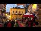 Ambiance au marché de Noël de Plombières-les-Bains