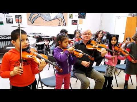 Une classe orchestre à l'école Camille-Claudel de Bar-le-Duc