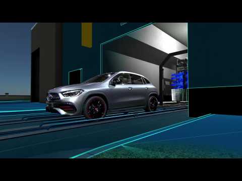 The new Mercedes-Benz GLA Edition - car-wash function