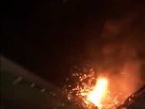 Un poids lourd en feu sur l'A31