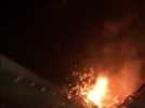 Un poids lourd en feu sur l'A31