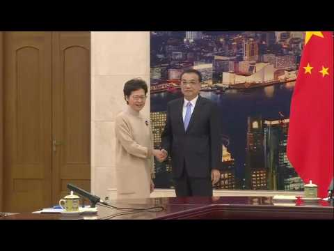 Hong Kong's Carrie Lam visits Beijing