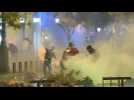 Lebanese protesters clash with police for a second night