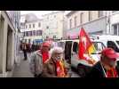 Commercy : le cortège rejoint la sous-préfecture
