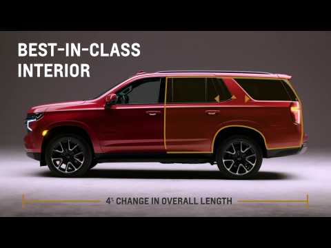 All-New 2021 Chevrolet Tahoe & Suburban at a Glance