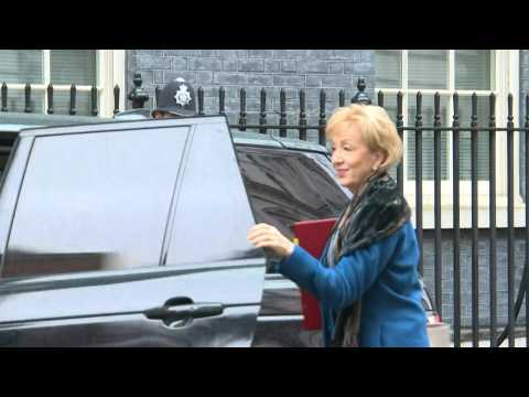 Cabinet ministers arrive at Downing Street for first meeting since election