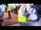 Ballot boxes arrive to be counted in Boris Johnson's constituency - Label : AFPTV - First images - Category : News
