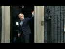 Boris Johnson returns to Downing Street after meeting Queen