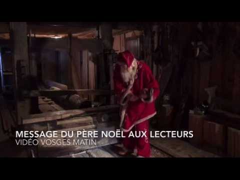 Le Père Noël adresse un message aux lecteurs de Vosges Matin