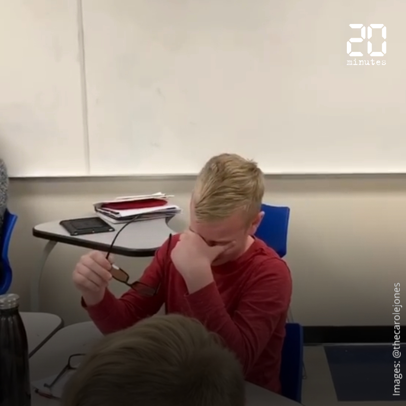 VIDEO. Etats-Unis: Un daltonien de 12 ans voit les couleurs pour la première fois grâce à une paire de lunettes
