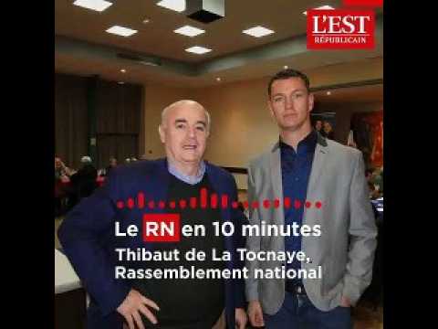 Thibaut de La Tocnaye, cadre du Rassemblement National, a parlé d'industrie, d'agriculture, d'Europe et des municipales