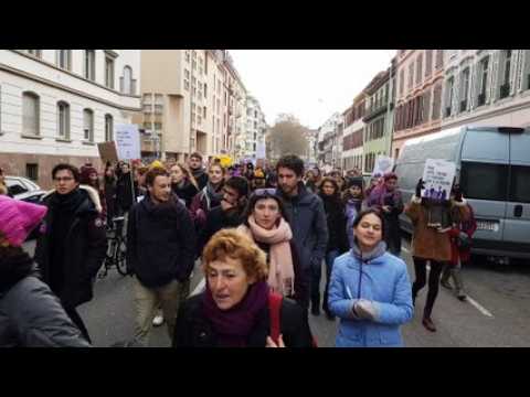Marche contre les violences faites aux femmes samedi 23 novembre 2019 à Strasbourg