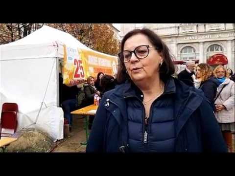 Lons-le-Saunier: 250 personnes manifestent contre les violences faites aux femmes