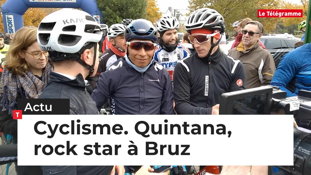Cyclisme. Quintana, rock star à Bruz (Le Télégramme)