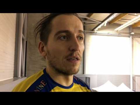 Volley-ball - La réaction d'Olivier Fabre après la victoire d'Epinal sur Villejuif
