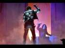 Ozzy Osbourne makes surprise performance on white throne at AMAs