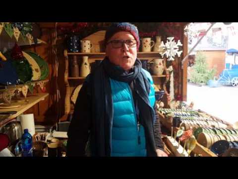Montbéliard (25) : Gilles Durand, céramiste savoyard, exposant du marché de Noël
