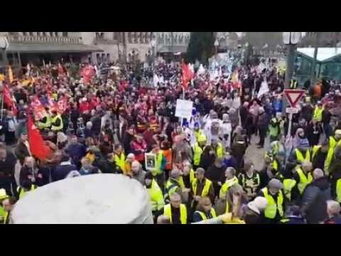 Metz : plus de 2000 manifestants sont partis de la gare