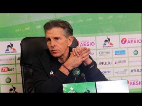 Claude Puel l'entraîneur de l'ASSE en conférence de presse