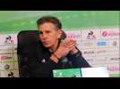 Claude Puel l'entraîneur de l'ASSE en conférence de presse