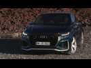 Audi RS Q8 in Galaxis Blue Driving Video