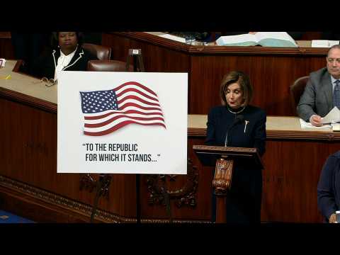 Trump is "ongoing threat" to national security says Pelosi