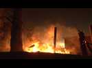 Australia fires: Night shots in Nowra - Label : AFPTV - First images - Category : News