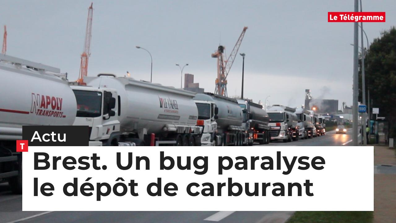  Brest. Un bug paralyse le dépôt de carburant  (Le Télégramme)