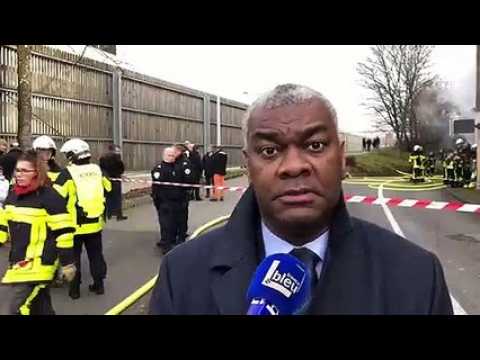 Incendie criminel à la fourrière de Besançon : le préfet du Doubs, Joël Mathurin s’est rendu sur place