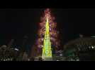 The clock strikes midnight in Dubai, ushers in the new year - Label : AFPTV - First images - Category : News