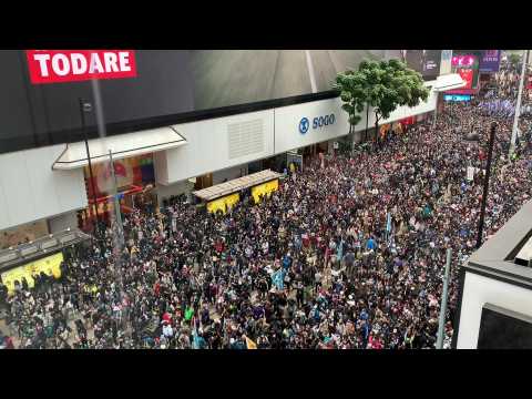 Hong Kongers hit the streets in massive protest