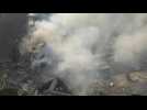 Fire and building collapse at Delhi warehouse
