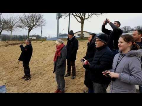 Premier bain de l'année à Verdun