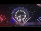 London welcomes 2020 with fireworks from the London Eye