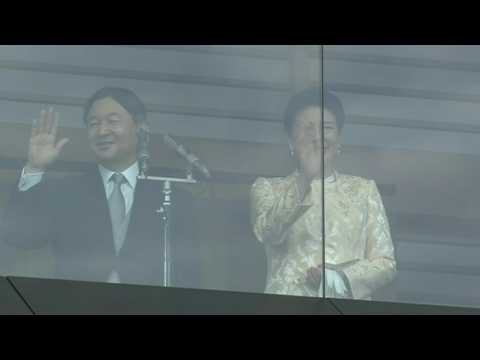 Japan's Emperor Naruhito attends New Year greeting