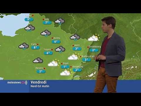 La météo du vendredi 3 janvier en Lorraine et Franche-Comté